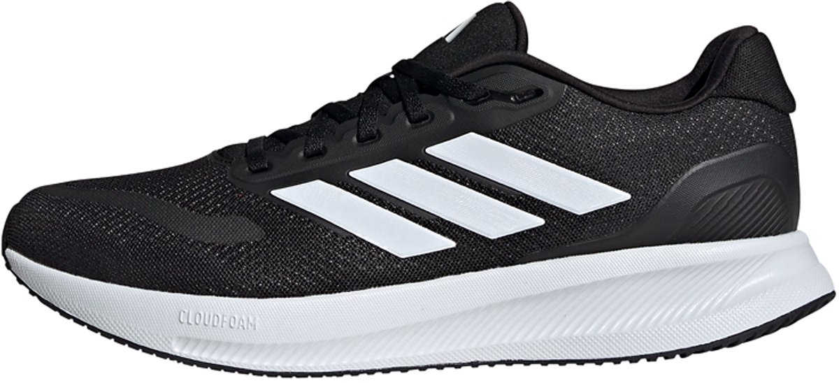Adidas Performance Runfalcon 5 Wide Hardloopschoenen Heren Zwart