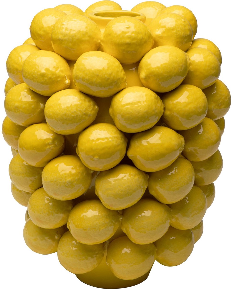 Kare Design Vaas Lemon Juice 40cm Geel