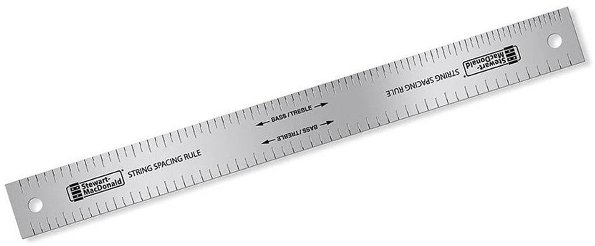 StewMac SM0673 Snaarverdelingsliniaal RVS