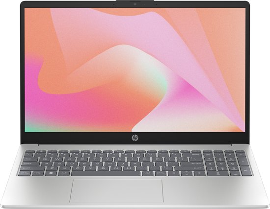 HP 15-fd0066nw Intel® Core™ i3 i3-N305 Laptop 39,6 cm (15.6") Full HD 8 GB DDR4-SDRAM 512 GB SSD Wi-Fi 6 (802.11ax) Gratis DOS Zilver - HP - Hoofdafbeelding