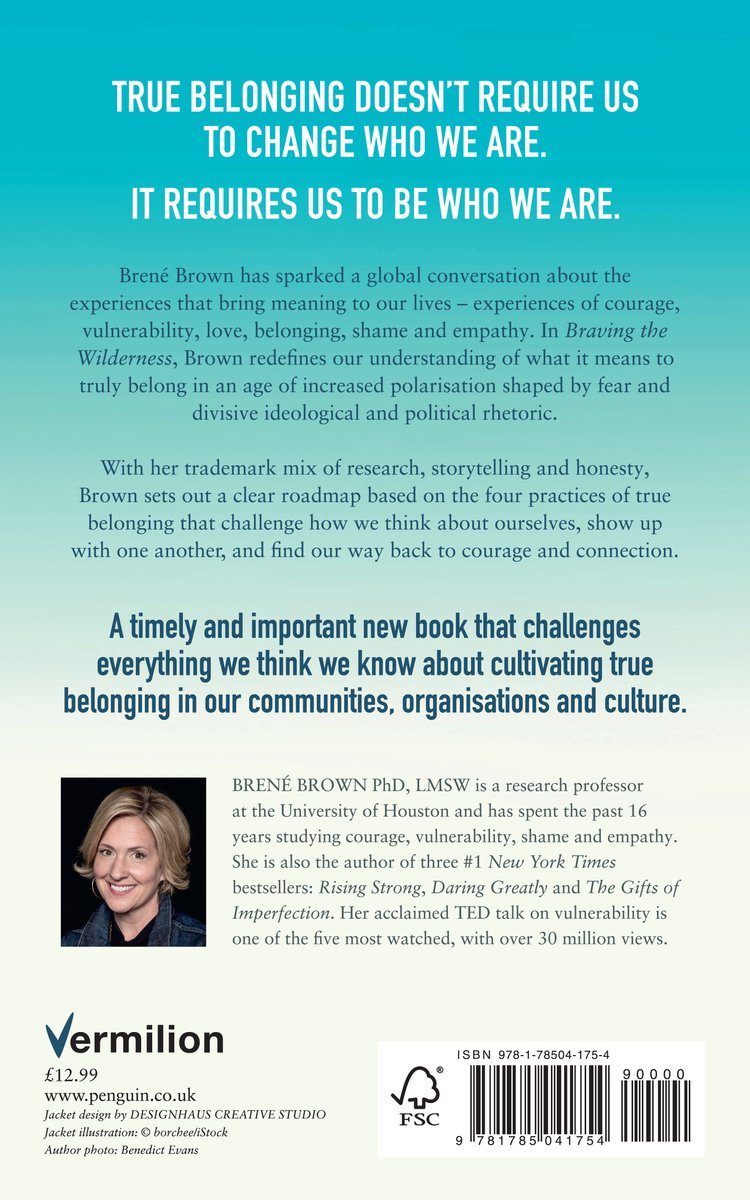 Braving the Wilderness - back cover