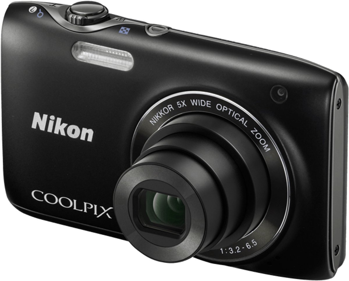 Nikon Coolpix S3100 - Zwart - Digitale Camera - Coolpix | bol