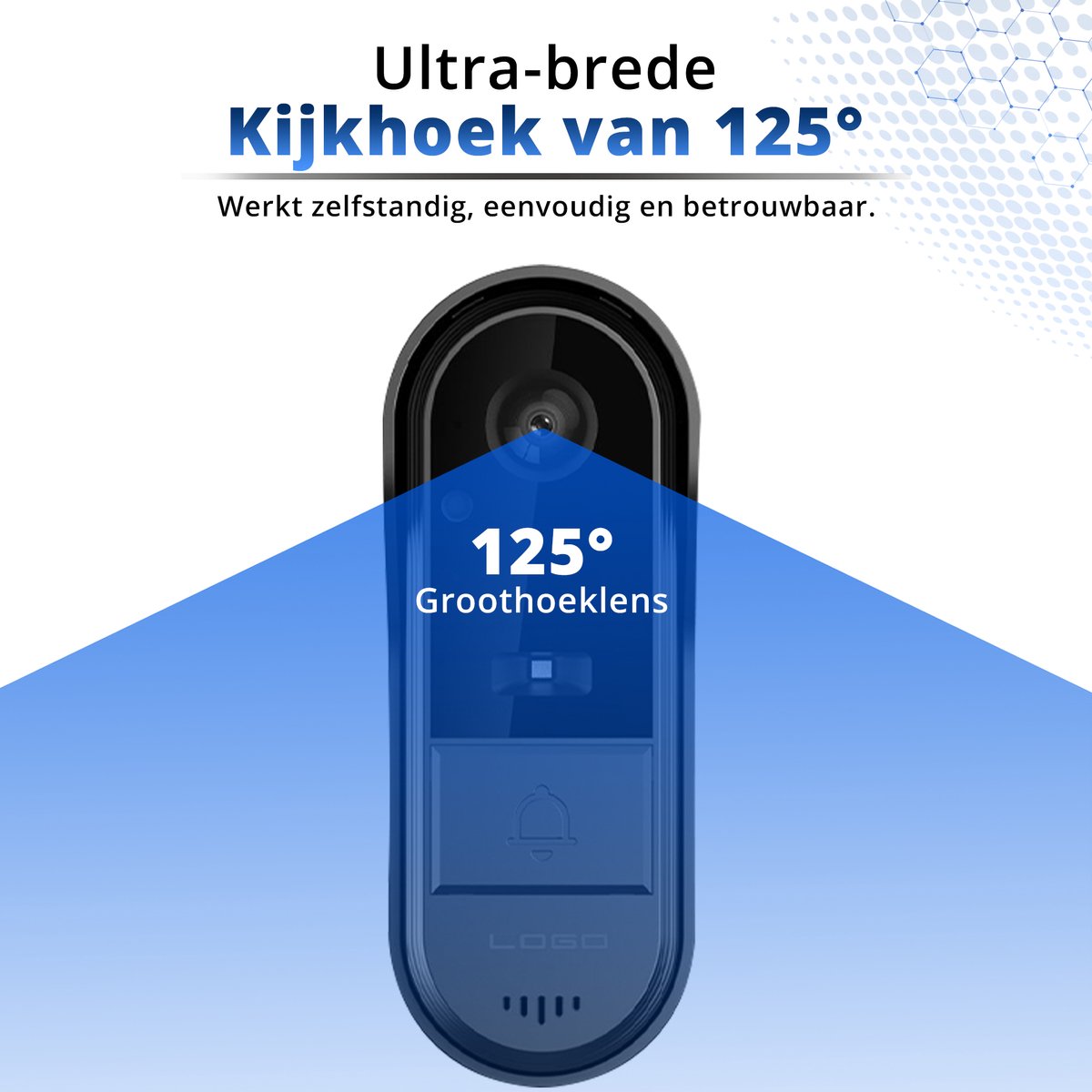 Draadloze Slimme Video Deurbel met Scherm – Smart doorbell ,Full HD Camera, 4.3 Inch Monitor, Waterdicht & Nachtzicht – foto 8