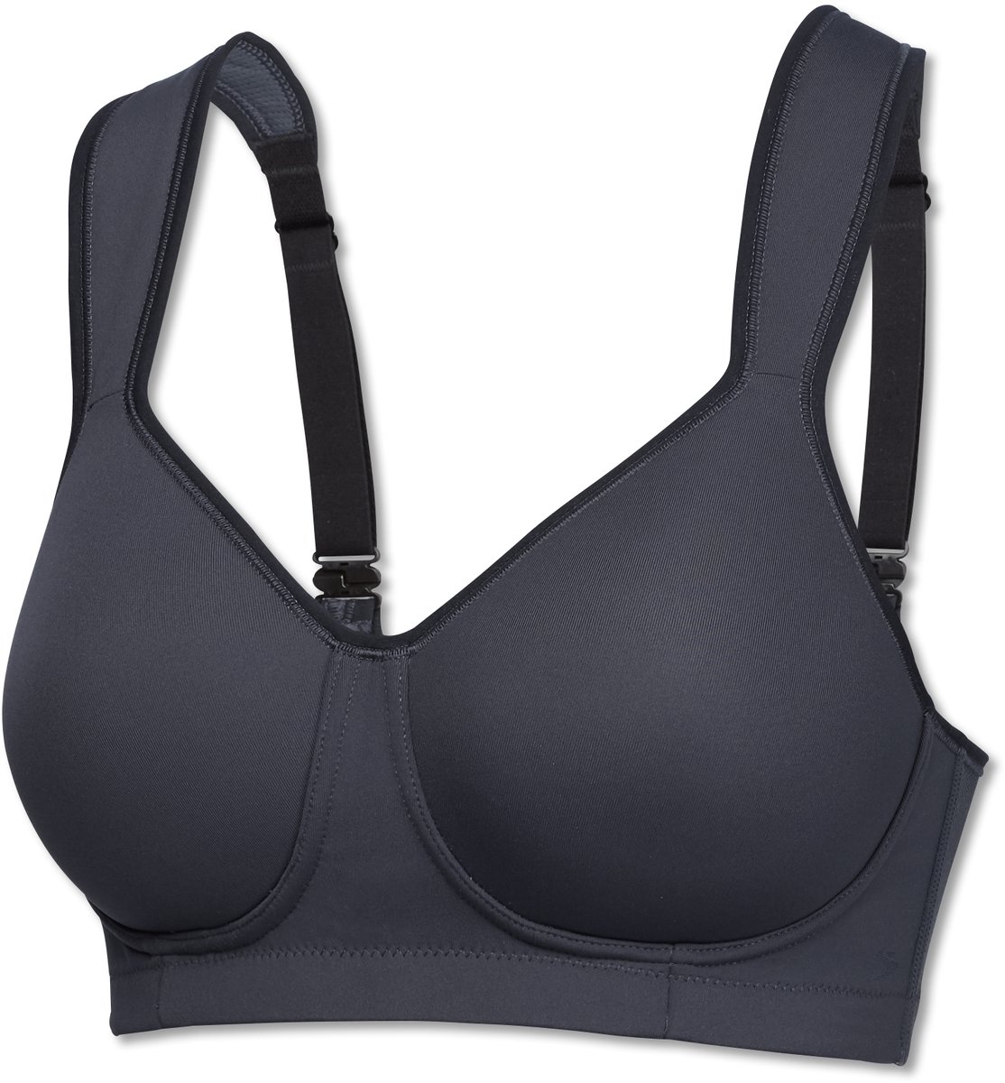 SCHIESSER Active bh (1-pack) - dames sport-bh antraciet