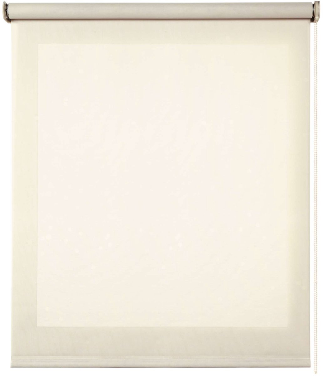 Storesdeco - Screen Premium rolgordijn met technische stof, 38 mm Beige 60x250 cm