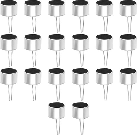 Foto: 20pcs 2 pin microfoon electret condensator kabels capsule electret condensator geluid licht controle gedreven condensator microfoon accessoires voor mp3 mp4 telefoons