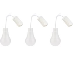 Bailey EcoPack 3x LED Verhuislamp 11W 1055lm 4000K met Kabel - Bouwpendel | Geen fitting | Koel Wit | 11 watt | 15.000 Branduren