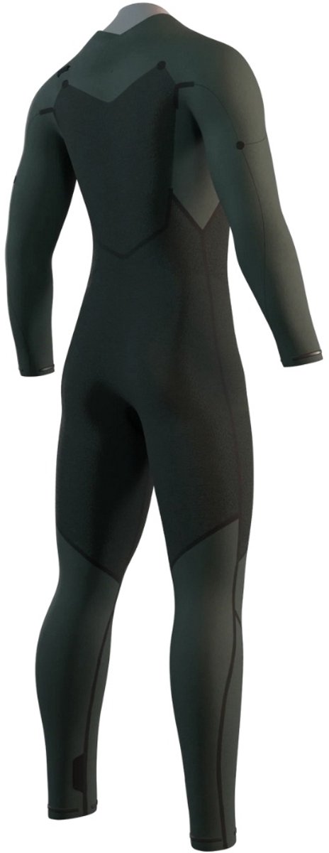 2025 Mystic Heren Motion 3/2mm Borst Ritssluiting Wetsuit