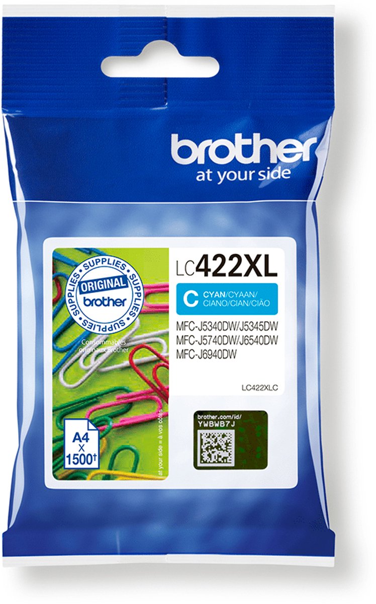 BROTHER INKTPATROON LC422XLC