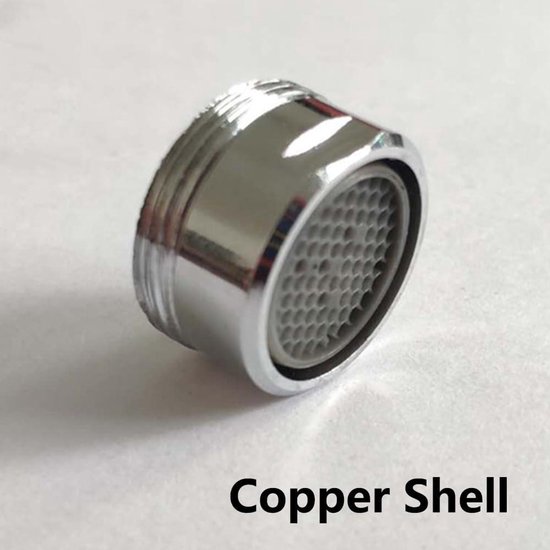 4 Stks Water Saver Uitloop Filter Mesh Kraan Kraan Beluchter Vervangende Onderdelen Insert Nozzle Keuken Badkamer Douche Sink Basi 24mm Tool Regulator Flow Zilver
