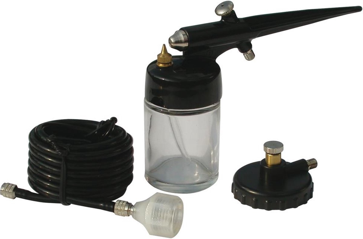 CriKo airbrush kit voor compressor - Regelbaar 3/4" tot 2" - Max 3,5 bar