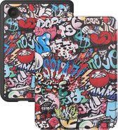 Hoes Geschikt voor Kobo Clara Colour Hoesje Bookcase Cover Hoes - Hoesje Geschikt voor Kobo Clara Colour Hoes Cover Case - Graffity