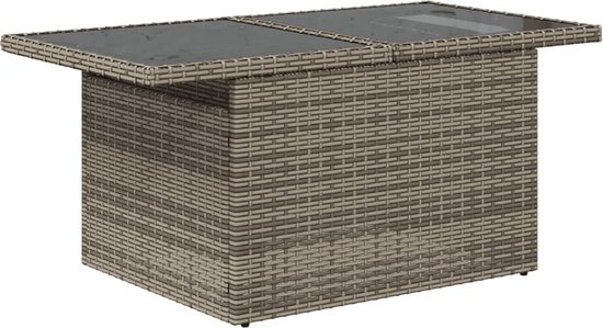 vidaXL-11-delige-Loungeset-met-kussens-poly-rattan-grijs