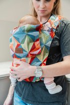 ByKay Draagzak Click Carrier Pro - Ergonomische Draagzak Baby vanaf Geboorte tot 2 Jaar / Tot 18 KG - Comfortabel & Snel met Click & Go - voor Buik, Heup en Rug - Multicolor - Zomer - Kaleidoscope