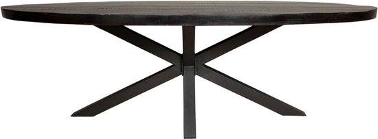 Starfurn – Eettafel Denver – Zwart – 90x160x76 cm