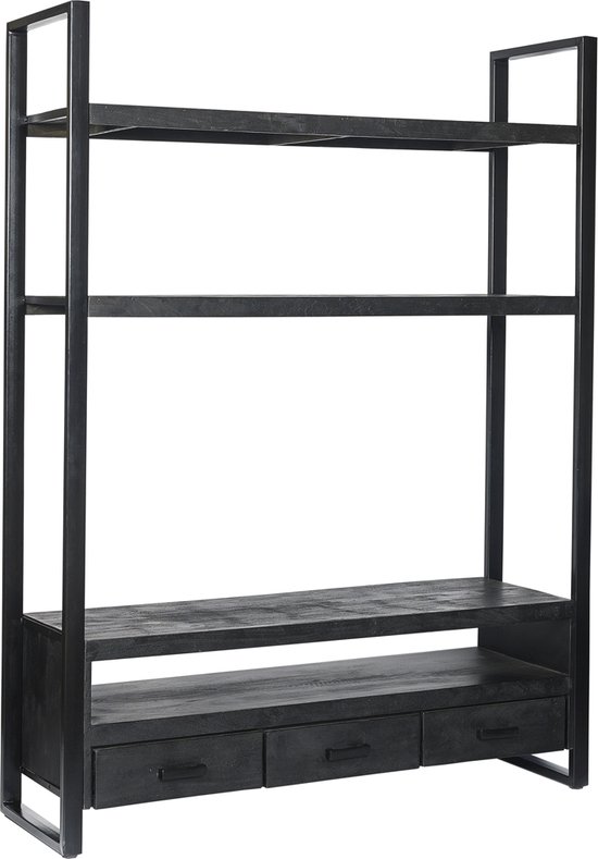 Livingfurn Tv-meubel Norris High Zwart 150cm