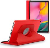 ebestStar - Hoes voor Samsung Galaxy Tab A 10.1 2019 T510 T515, Roterende Etui, 360° Draaibare hoesje, Rood