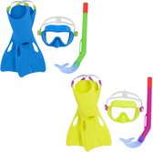 Bestway Set Snorkel Kind Anatomische Riem Diverse Kleuren 24-27 +3 Jaar Strand en Zwembad 25039