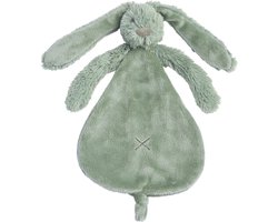 foto van Happy Horse Konijn Richie Knuffeldoekje - Groen - Baby cadeau
