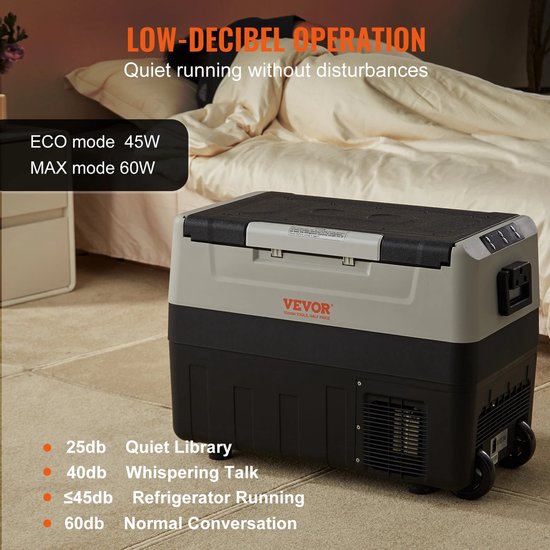 Auto Koelbox - Koelbox Elektrisch 12V 230 Volt - Elektrische Koelbox - Koelbox Auto - Koelbox 12V - 24V - 45L - 69.3x34.5x45.6 - Merk: Vevor® — afbeelding 5