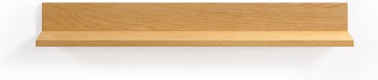 Kave Home - Abilen wandplank in eiken fineer 80 x 15 cm FSC 100%