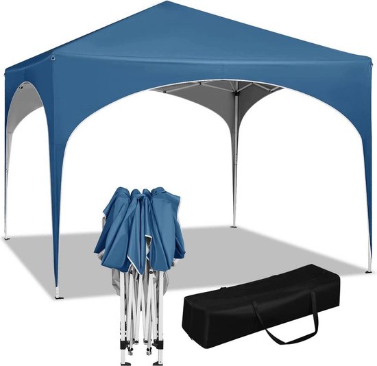 Rootz Premium Plein air Gazebo - Tente événementielle - Auvent de fête - Construction robuste - Étanche - Hauteur réglable - 3x3m