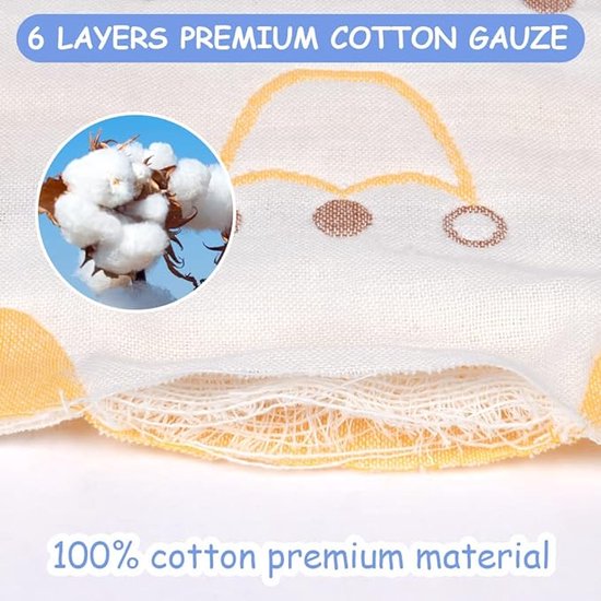 Carrés de mousseline Chiffons en mousseline Bébé
