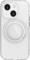 Casify geschikt voor iPhone 13 MagSafe Hoesje met 360° verstelbaar Kickstand Standaard - Transparant
