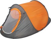 Tent - Camping - Festival - Pop-up Tent - Draagtas - Oranje/Grijs