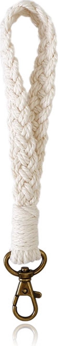 Macramé Polsband met Gesp - Wit