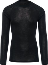 Merino Warm Long sleeve shirt - Heren - Zwart