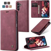 Caseme - Telefoonhoesje geschikt voor Samsung Galaxy A15 - Wallet Book Case - Met Magnetische Sluiting - Rood