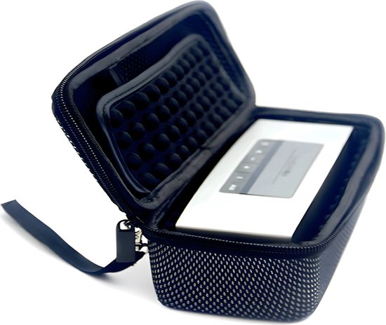Draagbare zwarte beschermhoes 22x9x8,5 cm voor Bose SoundLink Mini 2 Bluetooth speaker