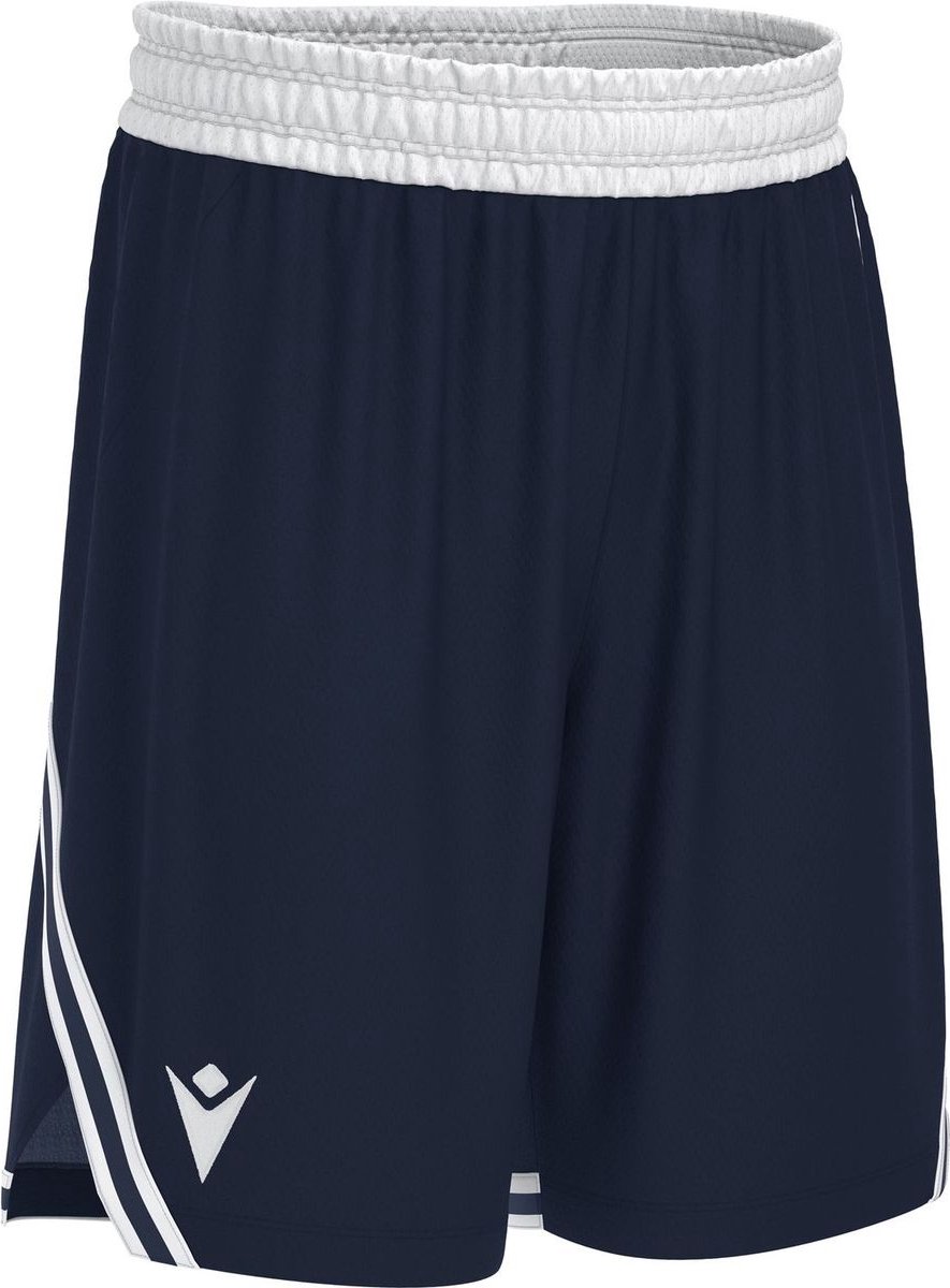 Macron Kansas Eco Basketbalshort Heren - Marine / Wit | Maat: XS
