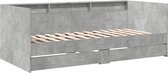 vidaXL-Slaapbank-met-lades-90x200-cm-bewerkt-hout-betongrijs