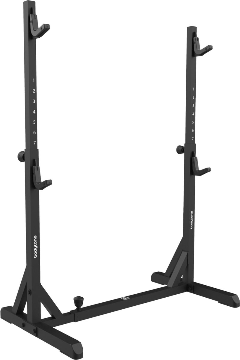 Bodytone Active Strength HBC08 - Fitness & Squat Rack - verstelbaar in hoogte én breedte - maximale belasting 90 kg