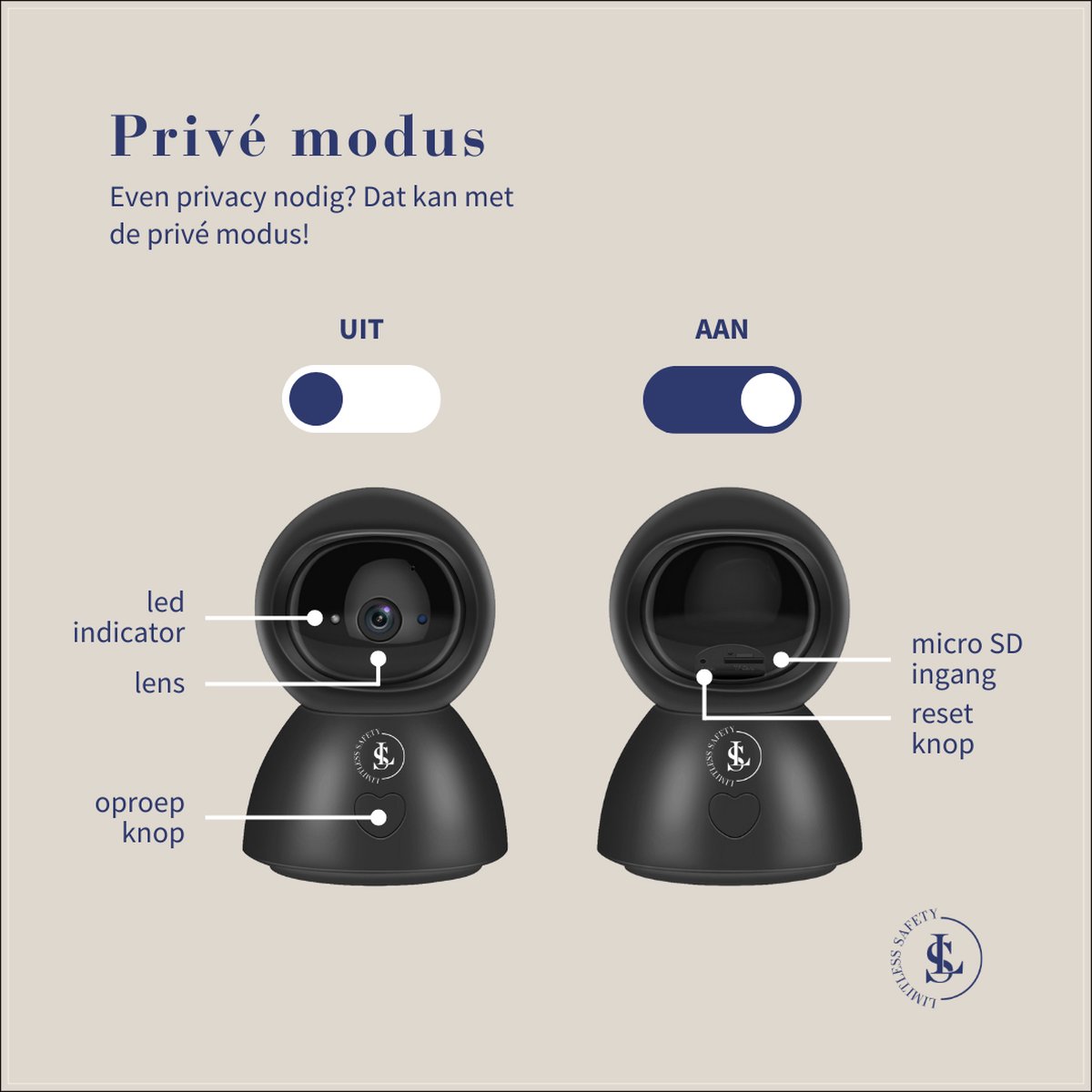 Limitless Babyfoon met App - Op Afstand Bestuurbaar - afbeelding 3