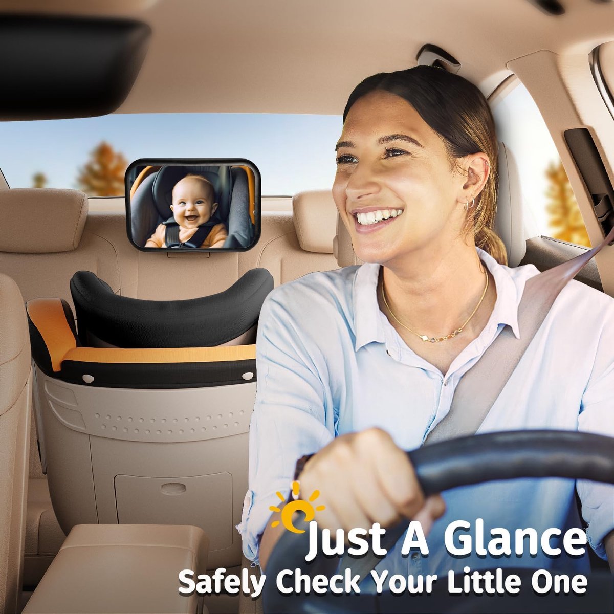 Miroir De Voiture Pour Bébé, Miroir De Siège Arrière Pour