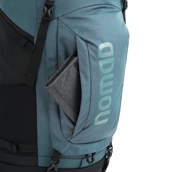 NOMAD® Batura 55 litres Blauw | Sac à dos Premium pour femmes et hommes | Randonnée - Sac à dos de trekking avec Flight Bag / Housse