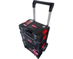Qbrick Systeem PRO Set 1 2.0 Plus Gereedschapswagen + PRO Gereedschapskoffer + PRO Gereedschapskoffer + PRO Kar 490 x 400 x 750 mm