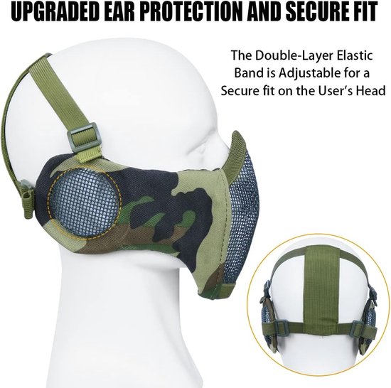 Masque Airsoft - Casque Airsoft - Masque Paintball - Protection Airsoft - Accessoires Airsoft - Vêtements Airsoft