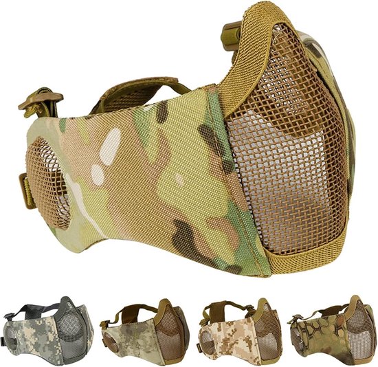 Airsoft Masker - Airsoft Helm - Paintball Masker - Airsoft Bescherming - Airsoft Accesoires - Airsoft Kleding.