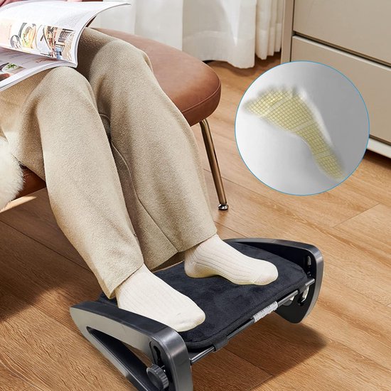 Voetensteun voor onder het bureau met ergonomisch design | bol Voetensteun voor onder het bureau met ergonomisch design | bol