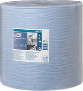 Tork poetspapier Giant rol blauw W1 (130050)- 5 x 1 rol voordeelverpakking