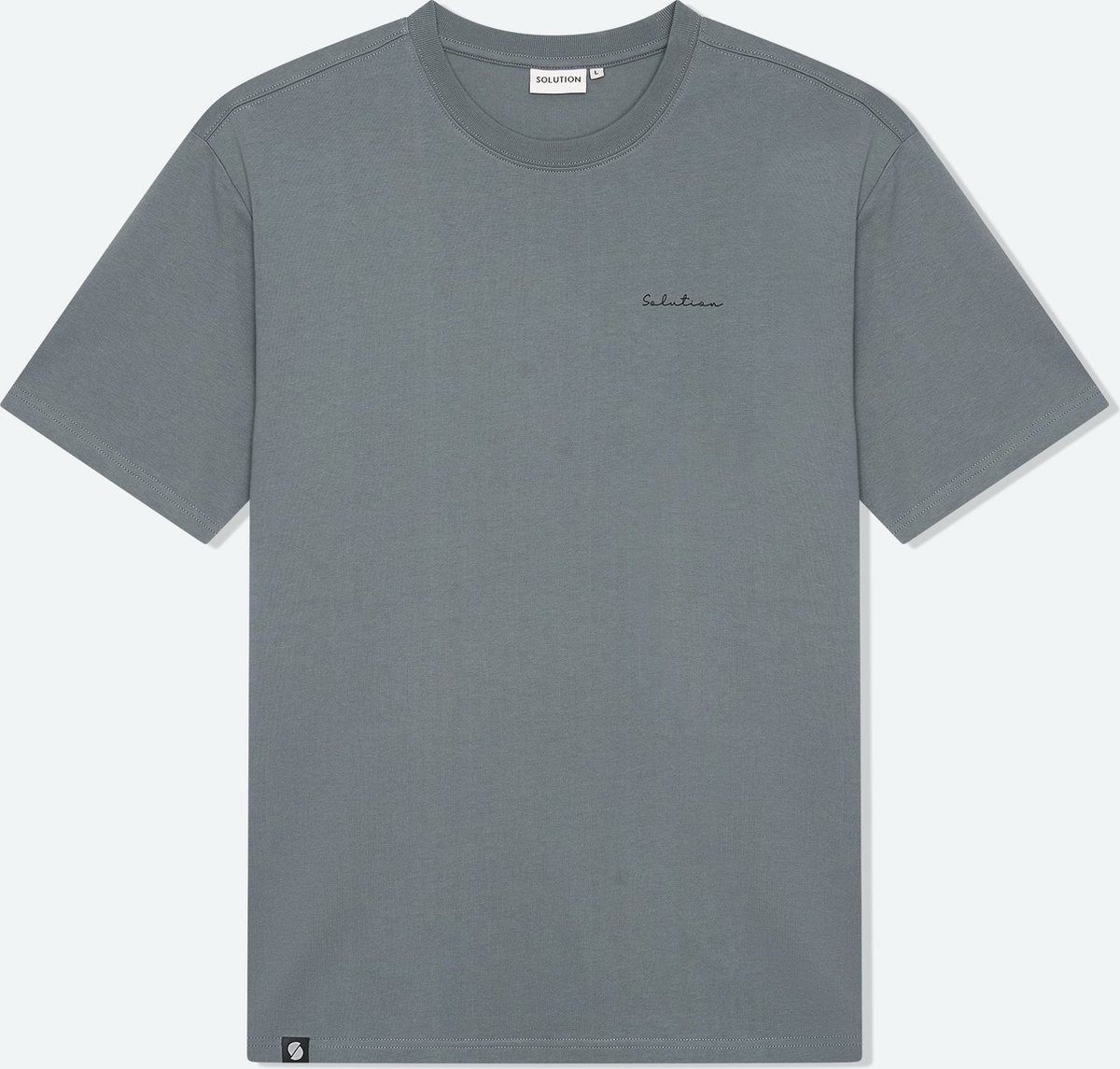 Solution Clothing Essential - Casual T-shirt - Lang - Korte Mouwen - Volwassenen - Heren - Mannen - Blauw - M - M - Solution Clothing