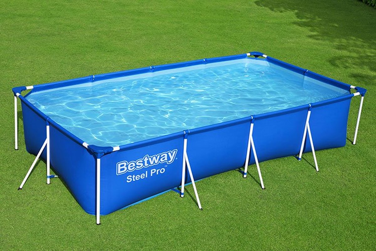 Bestway Steel Pro Zwembad - 400 x 211 x 81 cm - Rechthoekig Opzetzwembad met Stalen Frame - Familiezwembad — afbeelding 14