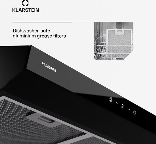 Klarstein Contempo Neo Dampkap voor onderbouw - 60 cm - 175 m³/h - LED ...