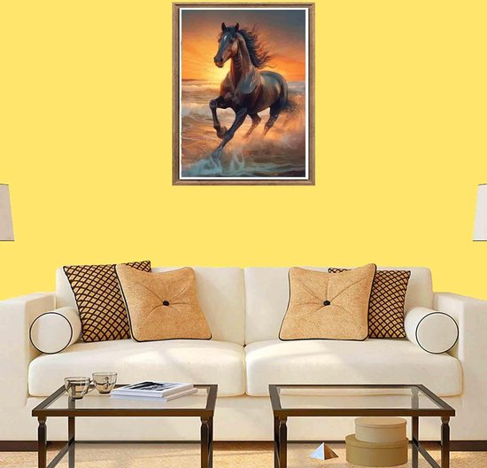 Diamond Painting Horse's Waterfall Wonder – Diamonds Wizard | De beste Diamond Painting-kits