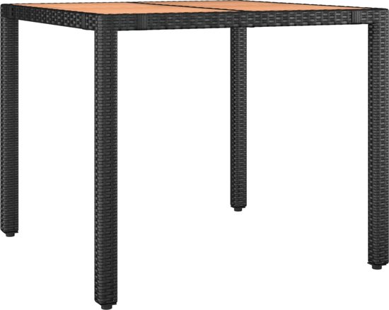 vidaXL-5-delige-Tuinset-met-kussens-poly-rattan-zwart