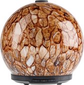 Whiffed Amber® Luxe Aroma Diffuser - Geurverspreider met Handgemaakte Glazen Design - 8 uur Aromatherapie - Tot 80m2 - Etherische Olie Vernevelaar & Diffuser